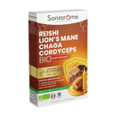 Reishi, Lion’s Mane, Chaga & Cordyceps Bio - 10 ampoules