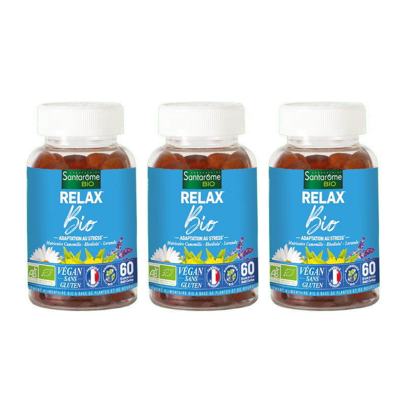 Lot de 3 Gummies Relax Bio