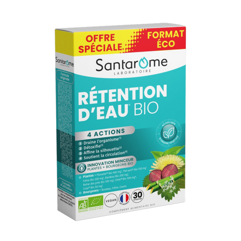 Rétention d'Eau Bio - 30 comprimés