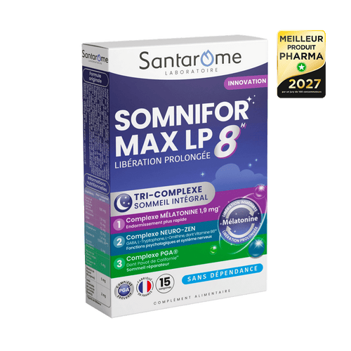 Somnifor Max LP 8h - 15 comprimés sommeil
