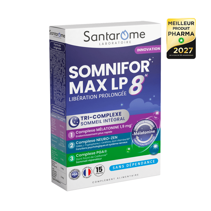 Somnifor Max LP 8h - 15 comprimés sommeil
