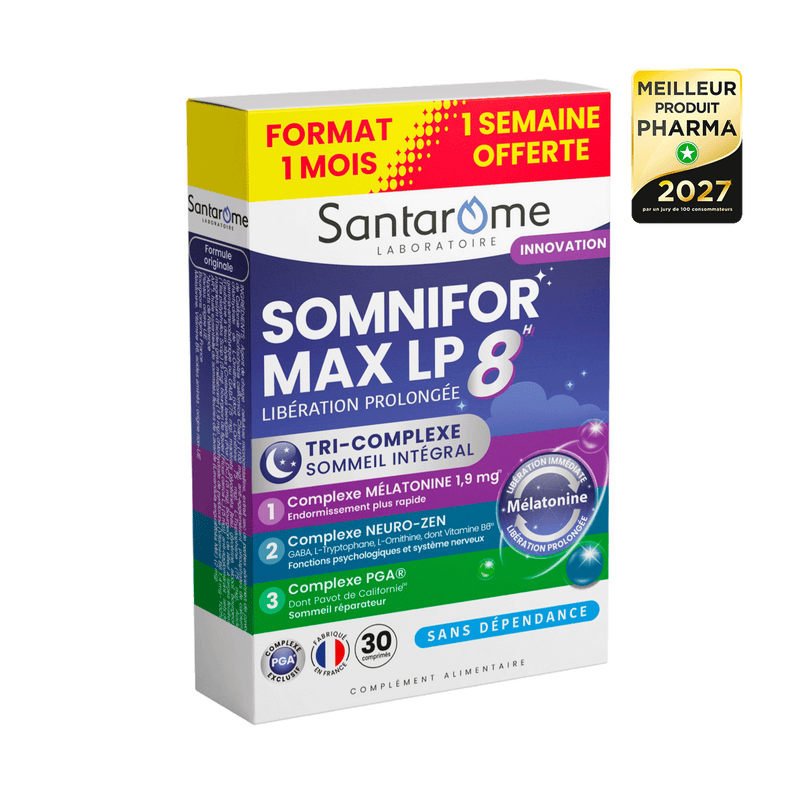 Somnifor Max LP 8h - 30 comprimés sommeil
