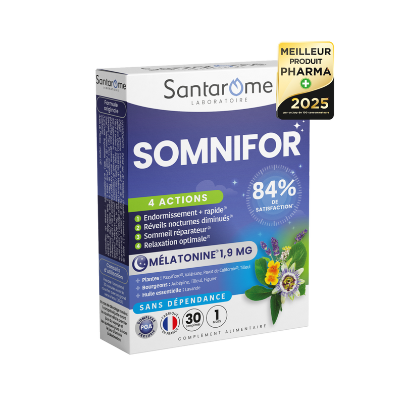 Somnifor 4 ACTIONS - 30 comprimés sommeil