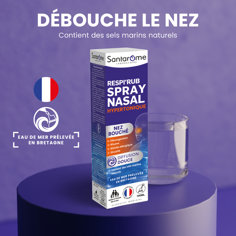 Spray Nasal rhume - Acheter Respi'Rub | Santarome