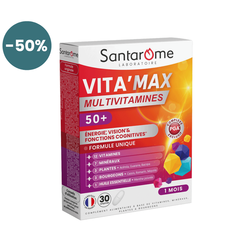 Multivitamines Vita'Max Sénior - 30 comprimés