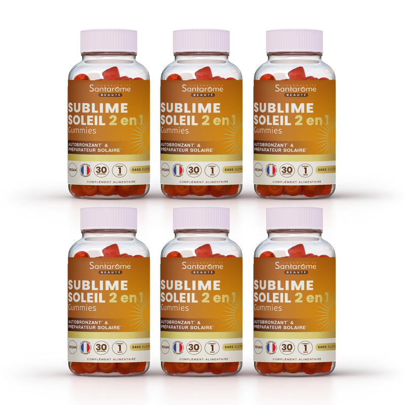 Gummies YUM HOLISTICS Bain De Soleil - 30 Gommes Pour Une Peau Dorée Et Ensoleillée