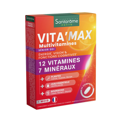 Multivitamines Vita'Max Sénior - 30 comprimés
