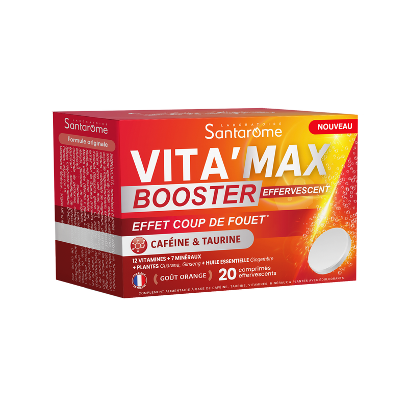 Vita'Max Booster Effervescent - 20 comprimés