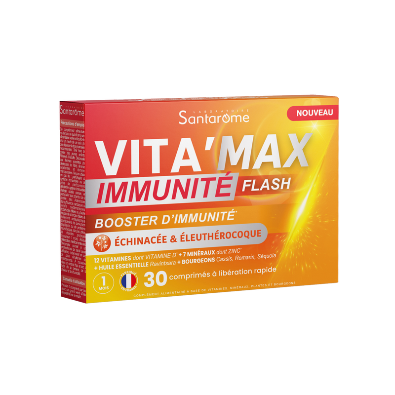 Vita'Max Immunité Flash - 30 comprimés à libération rapide