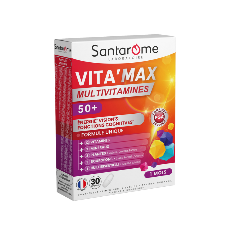 Multivitamines Vita'Max Sénior - 30 comprimés