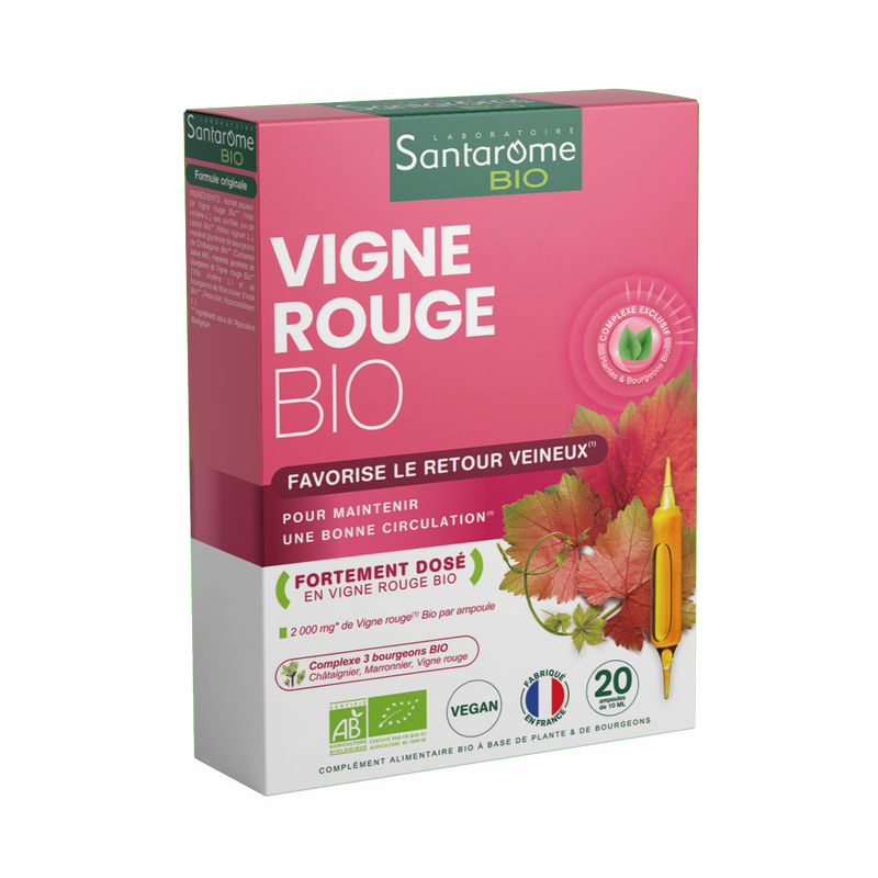 Vigne Rouge Bio - 20 ampoules