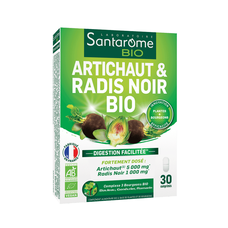 Artichaut Radis Noir Bio - 30 comprimés