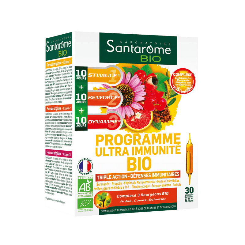 Programme Ultra Immunité Bio - 30 ampoules
